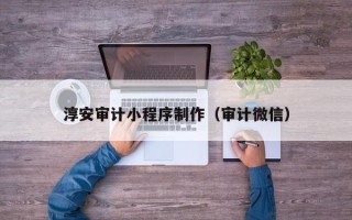 兴化淳安审计小程序制作（审计微信）